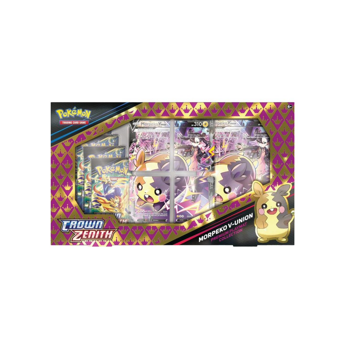 VortexRelic — Pokemon Crown Zenith Premium PlayMat Collection Morpeko V Union – Official Pokemon TCG Product by VortexRelic