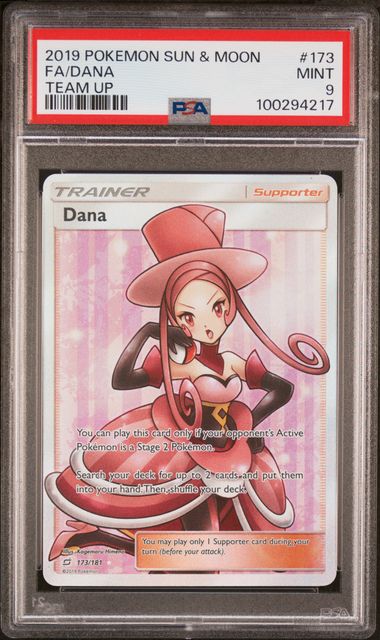 VortexRelic — Dana Full Art 2021 Pokemon Team Up rare holo 173/181 PSA 9 – Official Pokemon TCG Product by VortexRelic
