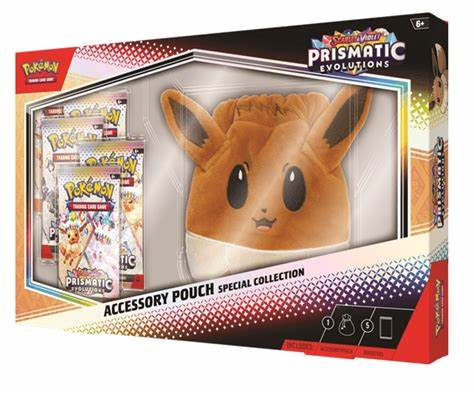 VortexRelic — Pokemon Scarlet & Violet Prismatic Evolutions Accessory Pouch Special Collection – Official Pokemon TCG Product by VortexRelic