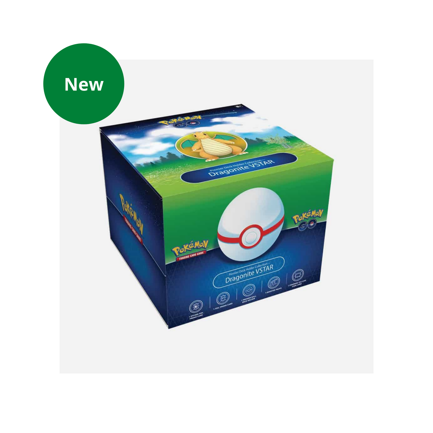 VortexRelic — Pokemon Go Premier Deck Dragonite Deck Holder Collection Vstar Box – Official Pokemon TCG Product by VortexRelic