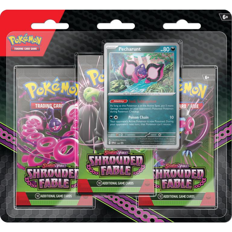 VortexRelic — Pokemon Scarlet & Violet Shrouded Fable 3-Pack Blister Pack - 12 Pack Box – Official Pokemon TCG Product by VortexRelic
