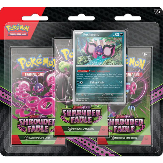 VortexRelic — Pokemon Scarlet & Violet Shrouded Fable 3-Pack Blister Pack - 12 Pack Box – Official Pokemon TCG Product by VortexRelic