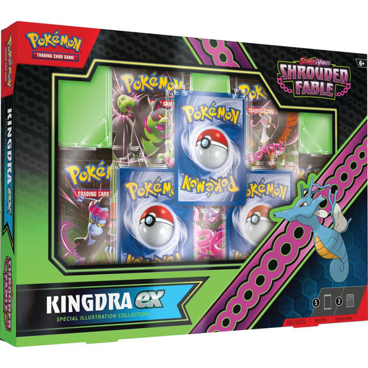 VortexRelic — Pokemon Scarlet & Violet Shrouded Fable Kingdra/Greninja EX Special Illustration Collection – Official Pokemon TCG Product by VortexRelic