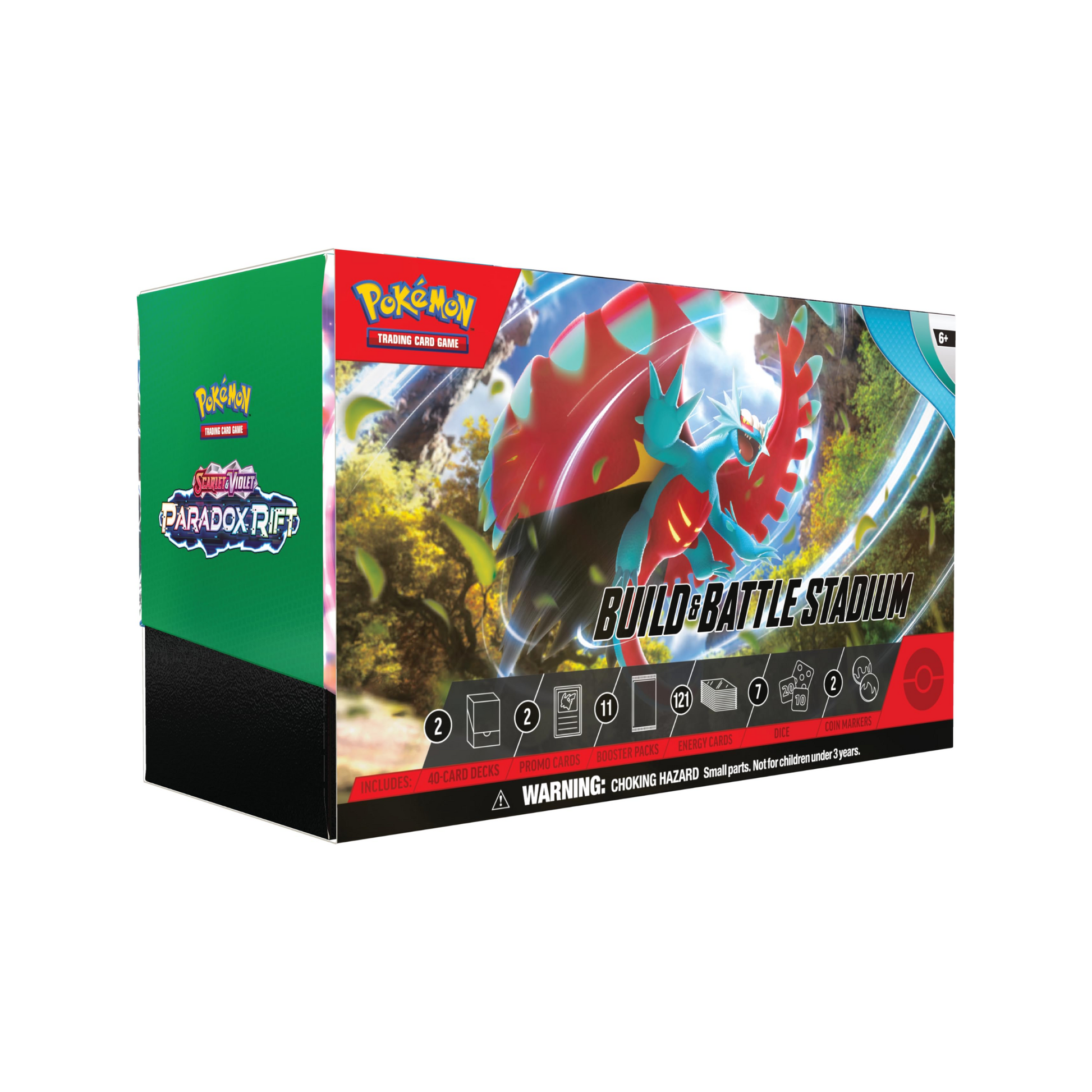 VortexRelic — Pokemon Scarlet & Violet Paradox Rift Build & Battle Stadium Box – Official Pokemon TCG Product by VortexRelic
