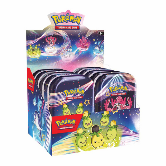 VortexRelic — Pokemon Scarlet & Violet Paldean Fates Mini Tin Display Box – Official Pokemon TCG Product by VortexRelic