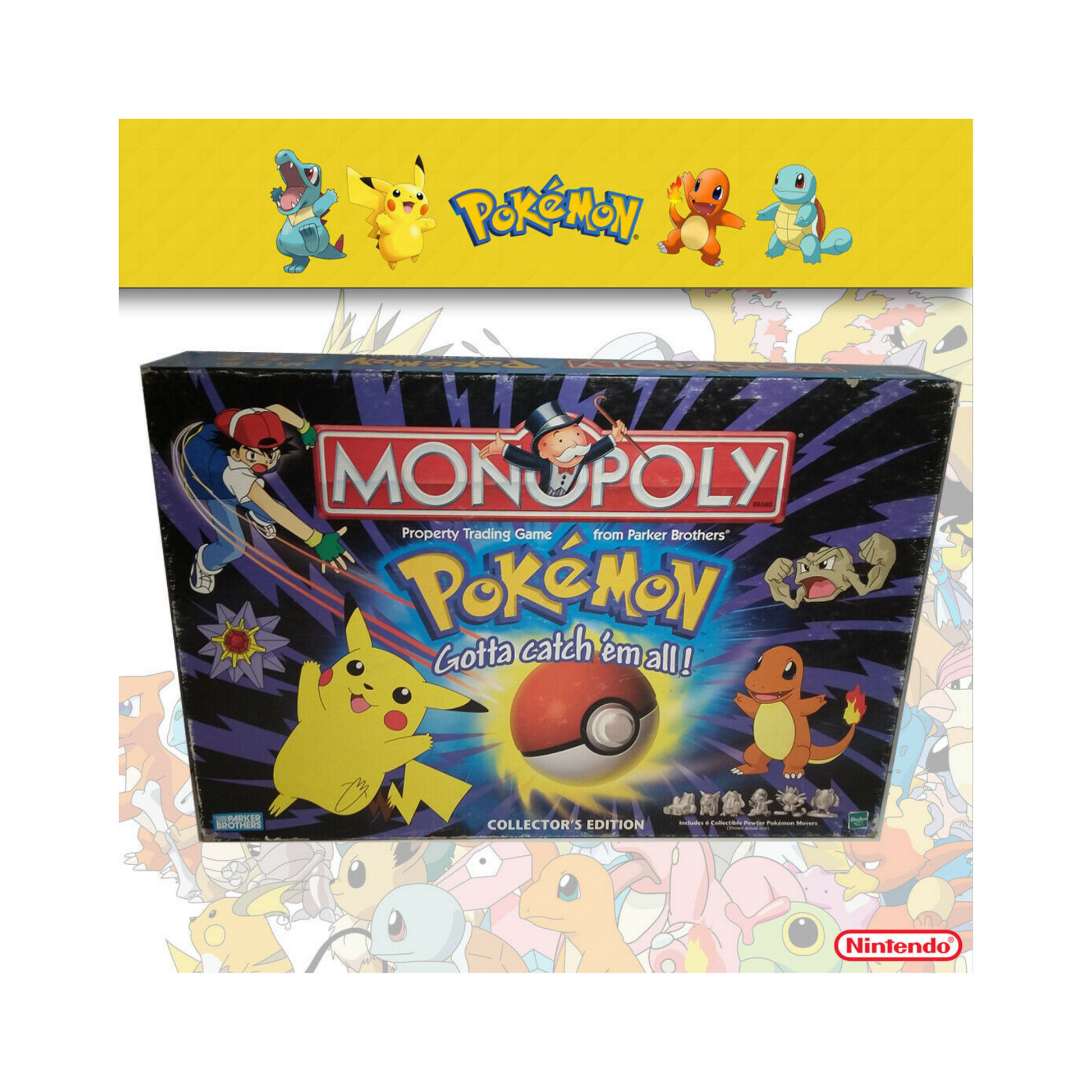 VortexRelic — 1999 Pokemon Monopoly Gotta Catch em All Col. Ed. Nintendo Parker Brothers – Official Pokemon TCG Product by VortexRelic