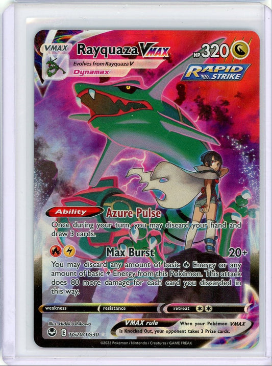 VortexRelic — Rayquaza Vmax Pokemon Silver Tempest Trainer Gallery #TG20/TG30 – Official Pokemon TCG Product by VortexRelic
