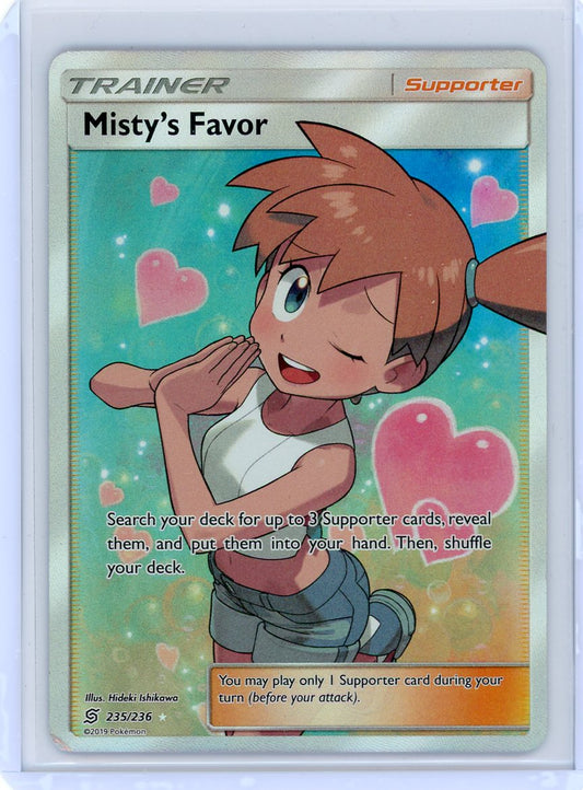VortexRelic — Misty's Favor Pokemon Sun & Moon Unified Minds Full-Art #235/236 (LP-) – Official Pokemon TCG Product by VortexRelic