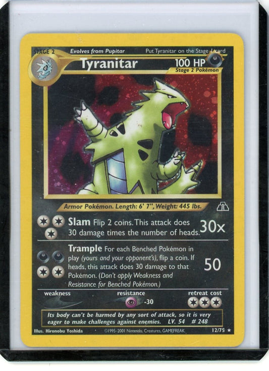 VortexRelic — Tyranitar Pokemon Neo Discovery Holo #12/75 – Official Pokemon TCG Product by VortexRelic