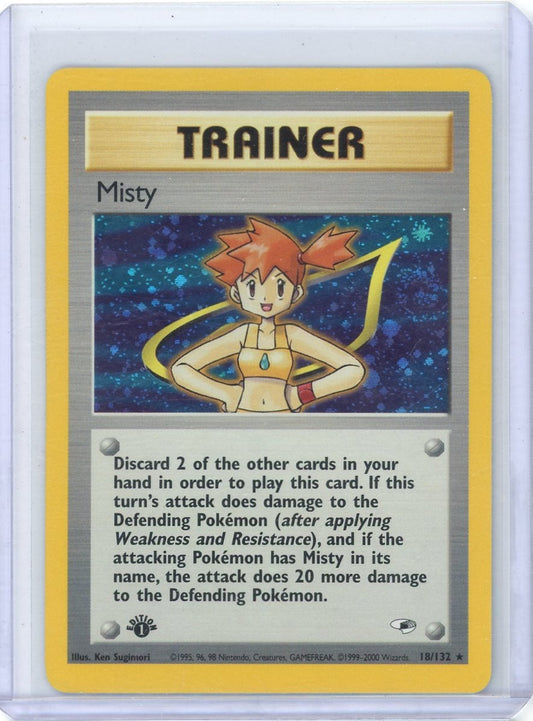 VortexRelic — Misty Pokemon Gym Heroes 1st Edition Holo #18/132 – Official Pokemon TCG Product by VortexRelic