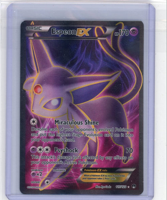 VortexRelic — Espeon EX Pokemon BREAKpoint Full-Art #117/122 – Official Pokemon TCG Product by VortexRelic