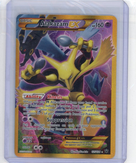 VortexRelic — Alakazam EX Pokemon Fates Collide Gold Secret-Rare #125/124 – Official Pokemon TCG Product by VortexRelic