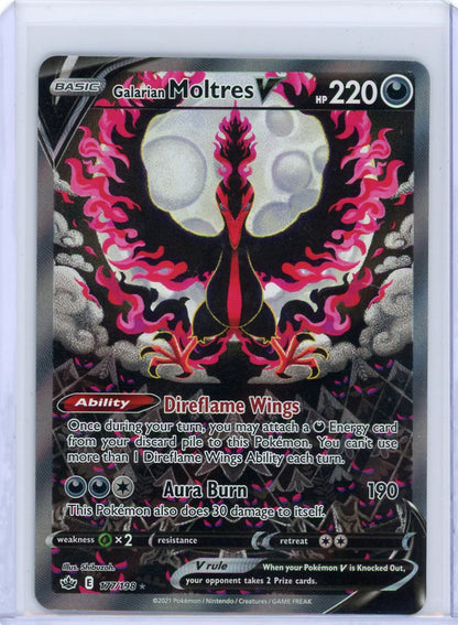 VortexRelic — Galarian Moltres V Pokemon Alternate Art #177/198 – Official Pokemon TCG Product by VortexRelic