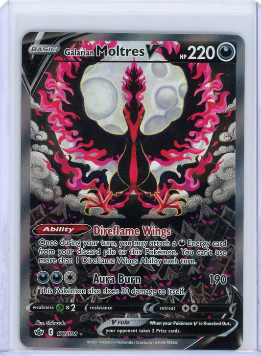 VortexRelic — Galarian Moltres V Pokemon Alternate Art #177/198 – Official Pokemon TCG Product by VortexRelic
