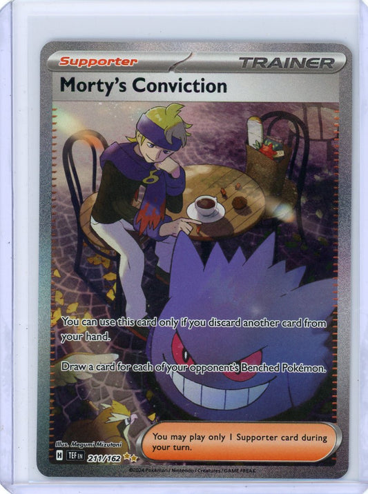 VortexRelic — Morty's Conviction Pokemon Temporal Forces Special Illustration Rare #211/162 – Official Pokemon TCG Product by VortexRelic