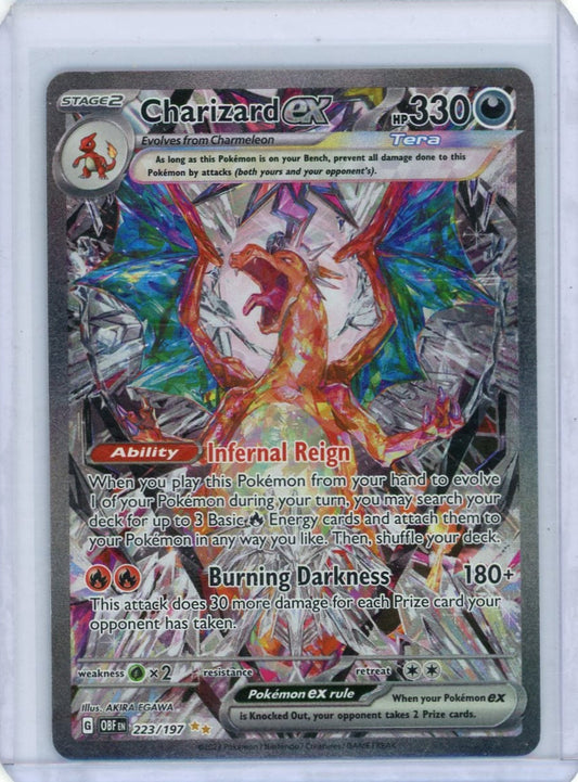 VortexRelic — Charizard ex Pokemon Obsidian Flames Special Illustration Rare #223/197 – Official Pokemon TCG Product by VortexRelic