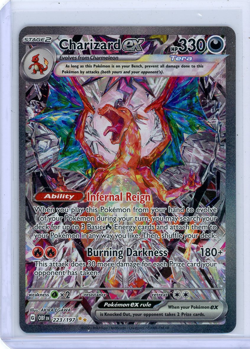 VortexRelic — Charizard ex Pokemon Obsidian Flames Special Illustration Rare #223/197 – Official Pokemon TCG Product by VortexRelic