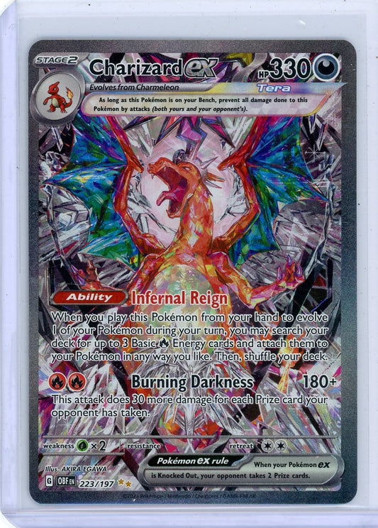 VortexRelic — Charizard ex Pokemon Obsidian Flames Special Illustration Rare #223/197 – Official Pokemon TCG Product by VortexRelic