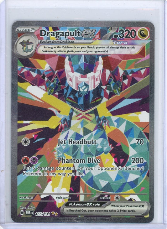VortexRelic — Dragapult ex Pokemon Prismatic Evolutions Special Illustration Rare #165/131 – Official Pokemon TCG Product by VortexRelic