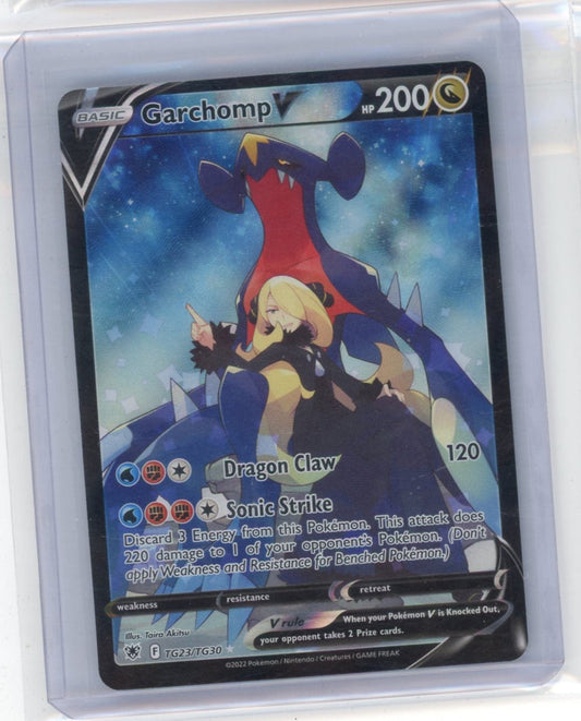 VortexRelic — Garchomp V 2022 Pokemon Astral Radiance Trainer Gallery rare holo TG23/30 – Official Pokemon TCG Product by VortexRelic