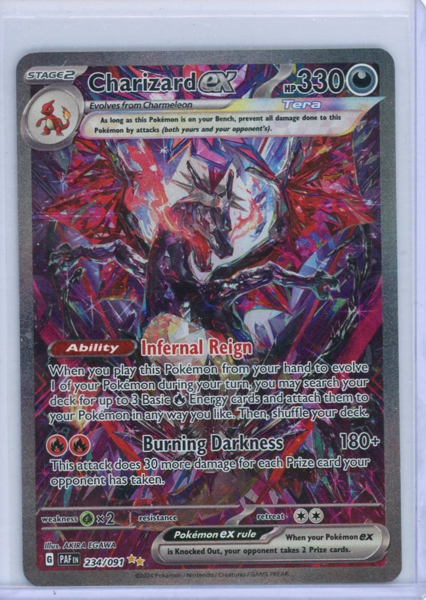 VortexRelic — Charizard ex Pokemon Paldean Fates Special Illustration Rare #234/091 – Official Pokemon TCG Product by VortexRelic