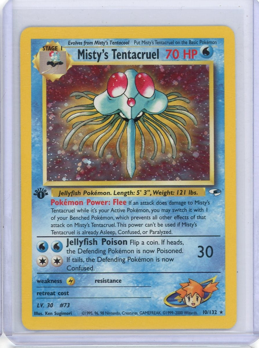 VortexRelic — Misty's Tentacruel Pokemon Gym Heroes 1st Edition #10/132 – Official Pokemon TCG Product by VortexRelic