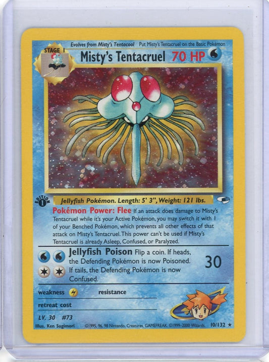 VortexRelic — Misty's Tentacruel Pokemon Gym Heroes 1st Edition #10/132 – Official Pokemon TCG Product by VortexRelic