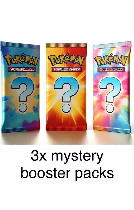VortexRelic — 3x Pokemon Mystery Booster Packs – Authentic Japanese Pokemon Cards by VortexRelic