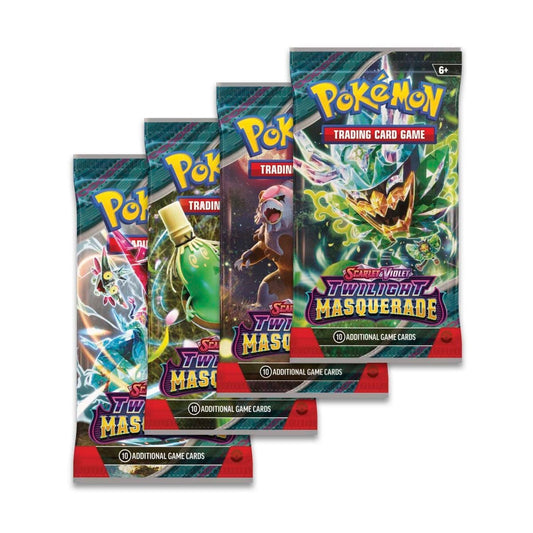 VortexRelic — Pokemon TCG Twilight Masquerade - Booster Packs SET OF 4 – Authentic Japanese Pokemon Cards by VortexRelic